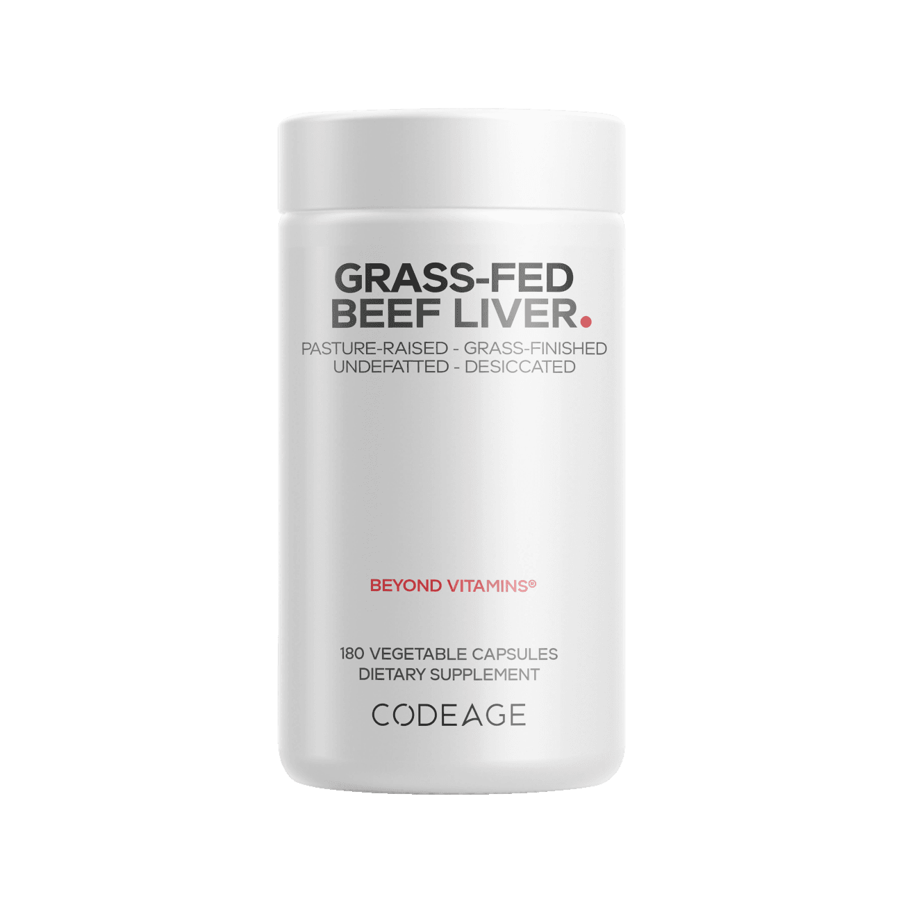Grass-Fed Beef Liver Capsules 3000mg - Ancestral Multivitamin