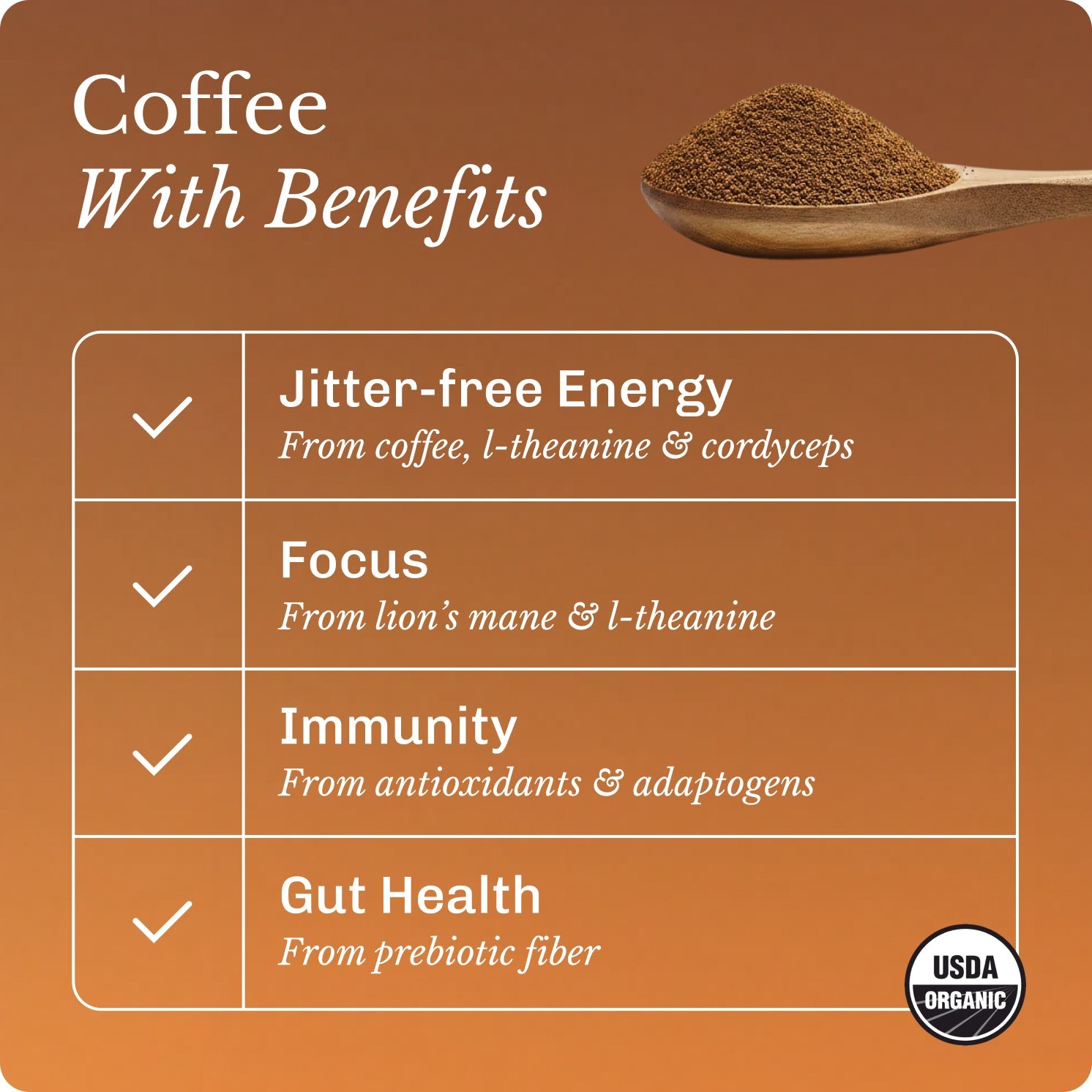 Mushroom Coffee - 6 Functional Mushrooms Instant Blend (30 Sticks)