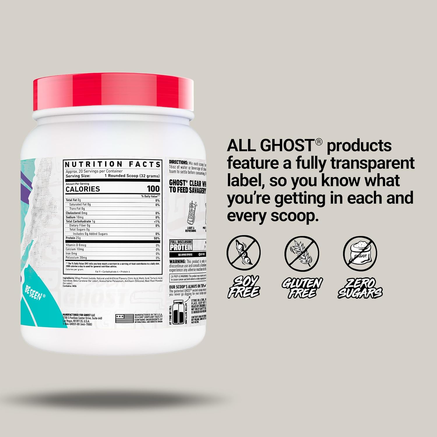 Ghost Whey Protein - Chips Ahoy! 2lb