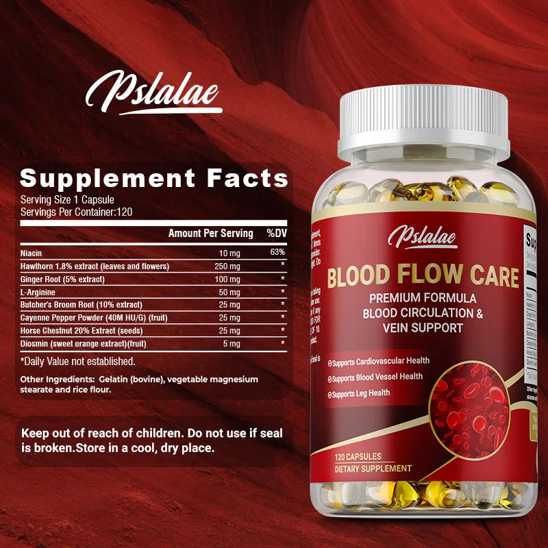 Blood Flow Care — Heart, Vein & Cardiovascular Support Formula