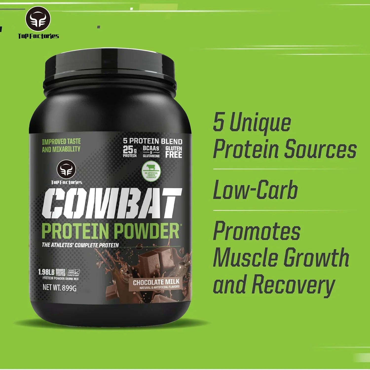 Multi-Source Whey Protein — 5 Proteins (Isolate, Concentrate, Egg White, Casein)