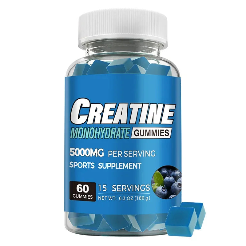 Creatine Monohydrate Gummies 5000mg - Blue Raspberry