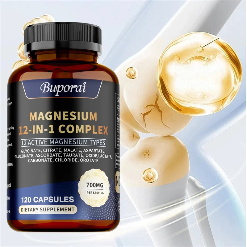 Magnesium Complex — 7 Forms (Glycinate, Citrate, Malate, Taurate & More)
