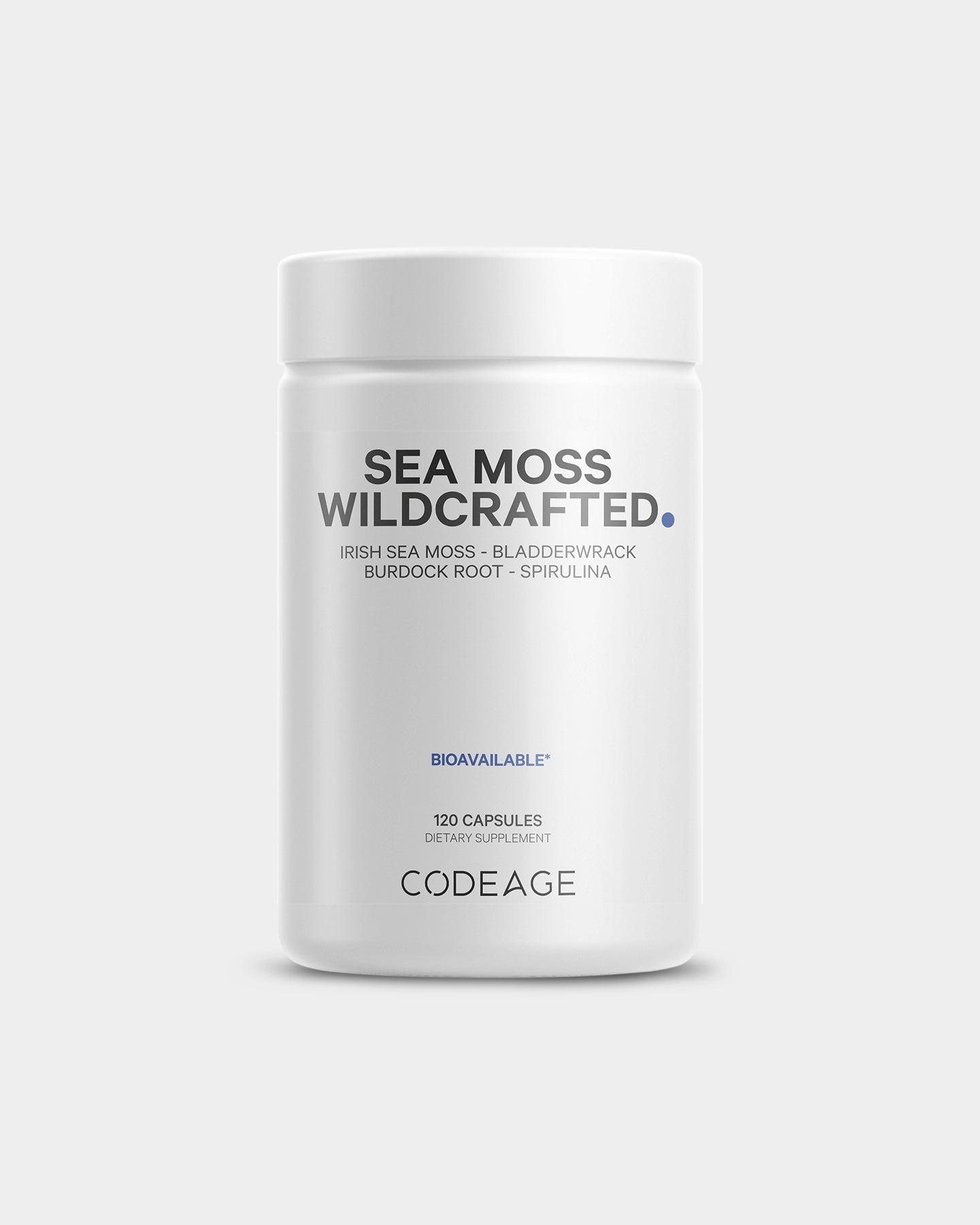 Wildcrafted Sea Moss 3000mg - 92 Trace Minerals Irish Moss Complex